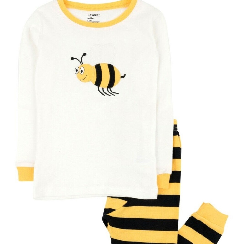 NEW Leveret Sz Kids 8 Pajama Set 100% Cotton 7-8